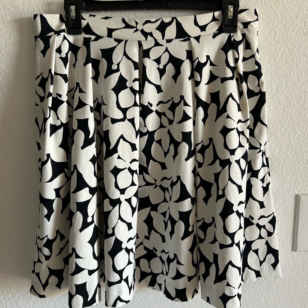 Designer Black and White Skirt by Cynthia Rowley